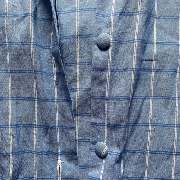 vintage blue button down size m - Picture 3 of 4